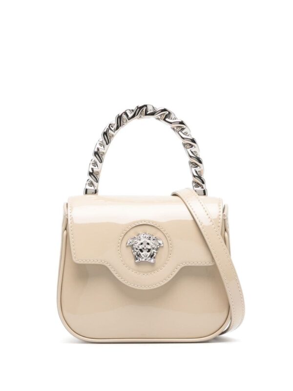 Versace La Medusa Patent mini bag