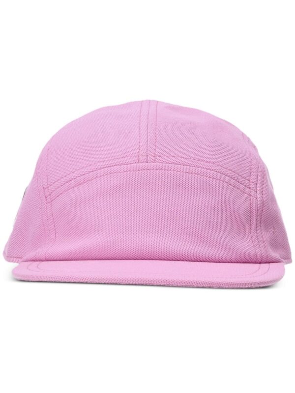 Lacoste logo-patch organic cotton cap