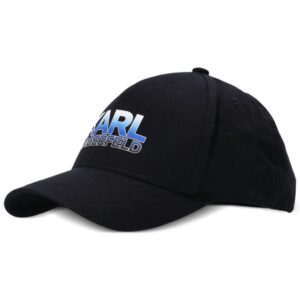 Karl Lagerfeld logo-print cotton-blend baseball cap