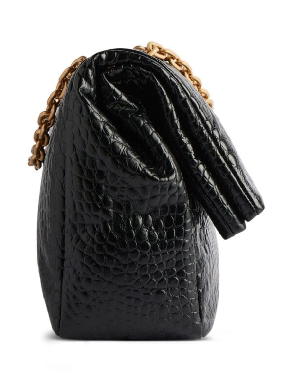 Balenciaga medium Monaco crocodile-effect shoulder bag - Image 4