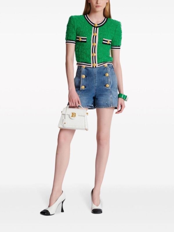 Balmain B-Buzz leather crossbody bag - Image 2
