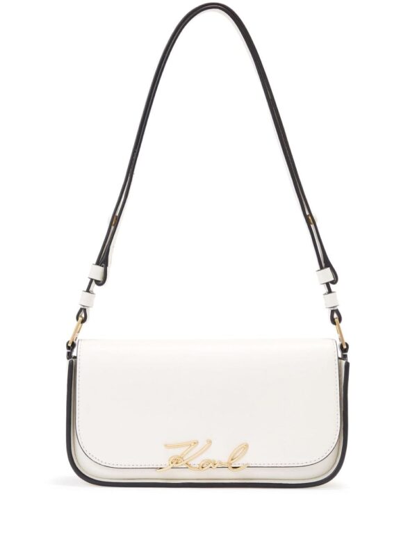 Karl Lagerfeld Signature leather crossbody bag