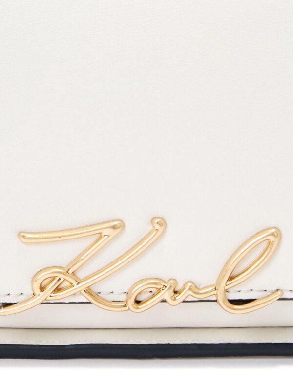 Karl Lagerfeld Signature leather crossbody bag - Image 4