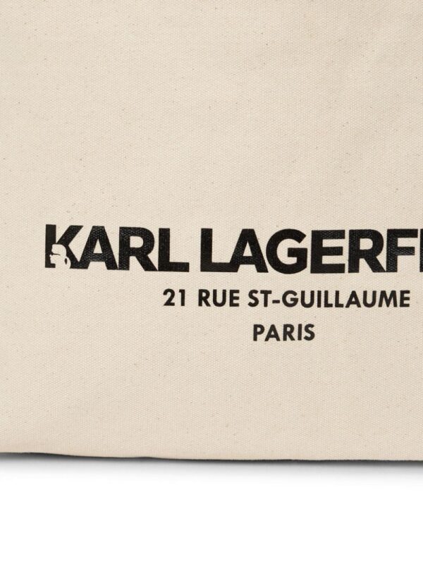 Karl Lagerfeld Rue St-Guillaume canvas tote bag - Image 3