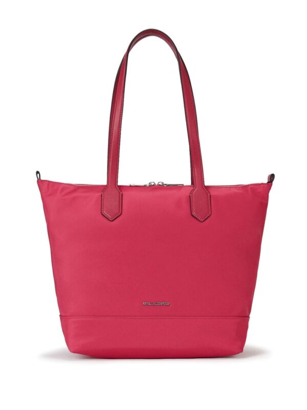 Karl Lagerfeld Signature logo-embroidered tote bag - Image 3