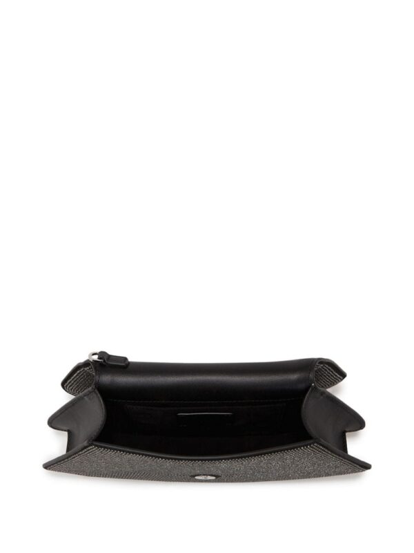 Karl Lagerfeld Archive Fan rhinestone-embellished clutch bag - Image 5
