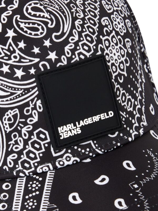 Karl Lagerfeld Jeans bandana-print baseball cap - Image 3