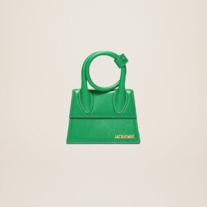 Jacquemus Le Chiquito Noeud  Coiled handbag.