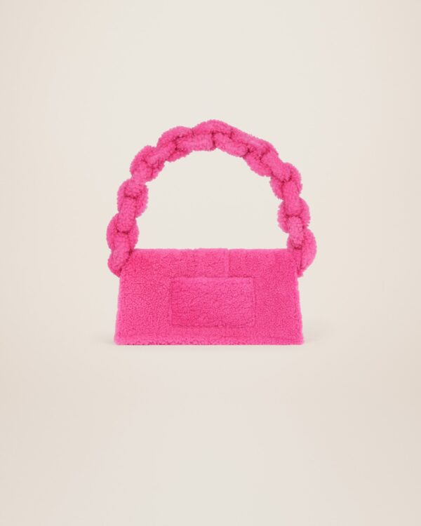 Jacquemus Le Bambidou  Shearling flap bag. - Image 4