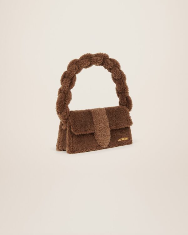 Jacquemus Le Bambidou  Shearling flap bag. - Image 3
