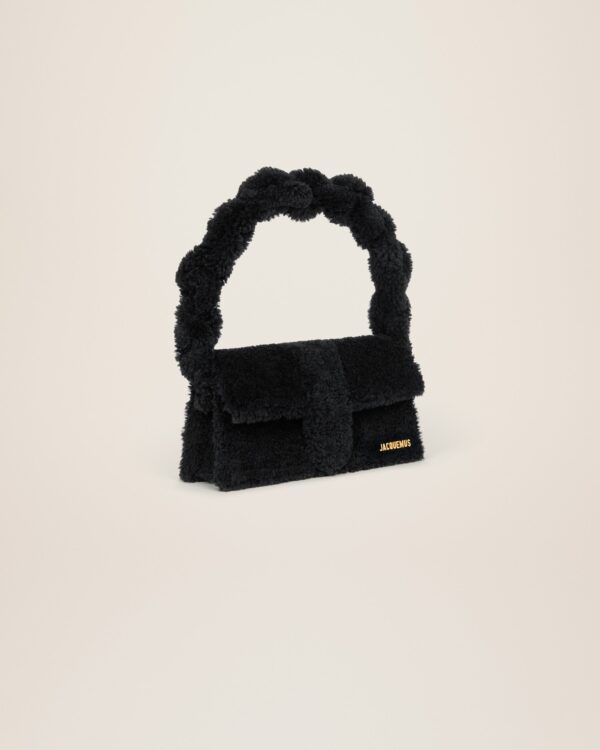 Jacquemus Le Bambidou  Shearling flap bag. - Image 3