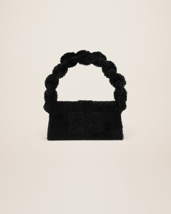 Jacquemus Le Bambidou  Shearling flap bag. - Image 4
