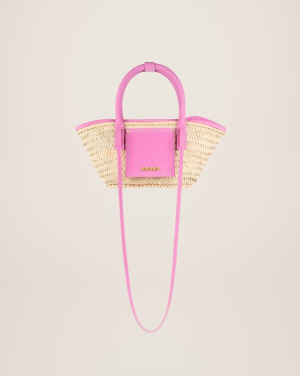 Jacquemus Le petit panier Soli  Mini beach basket bag.