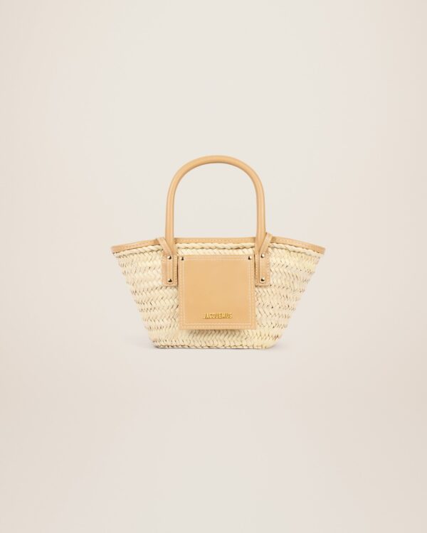 Jacquemus Le petit panier Soli  Mini beach basket bag.