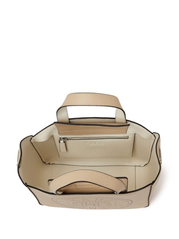 Karl Lagerfeld K/Circle perforated-logo tote bag - Image 5