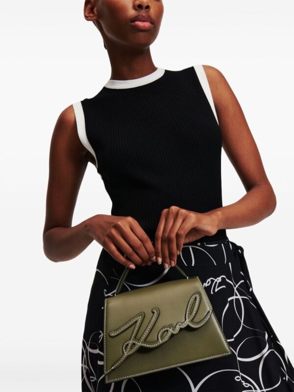 Karl Lagerfeld x Amber Valletta Mirum top-handle bag - Image 2
