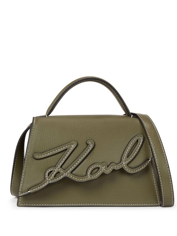 Karl Lagerfeld x Amber Valletta Mirum top-handle bag
