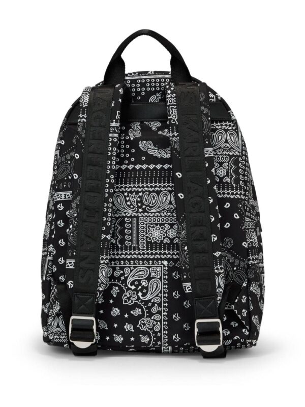 Karl Lagerfeld Jeans Urban bandana-print backpack