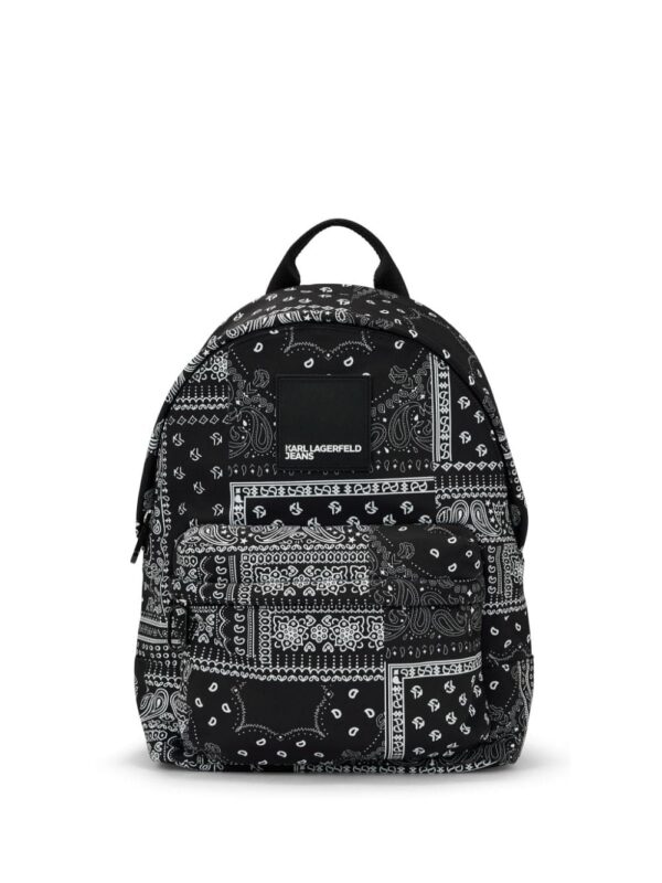 Karl Lagerfeld Jeans Urban bandana-print backpack - Image 2