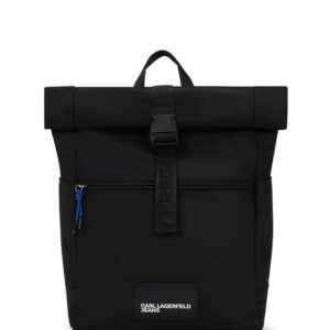 Karl Lagerfeld Jeans logo-appliqué roll-top backpack