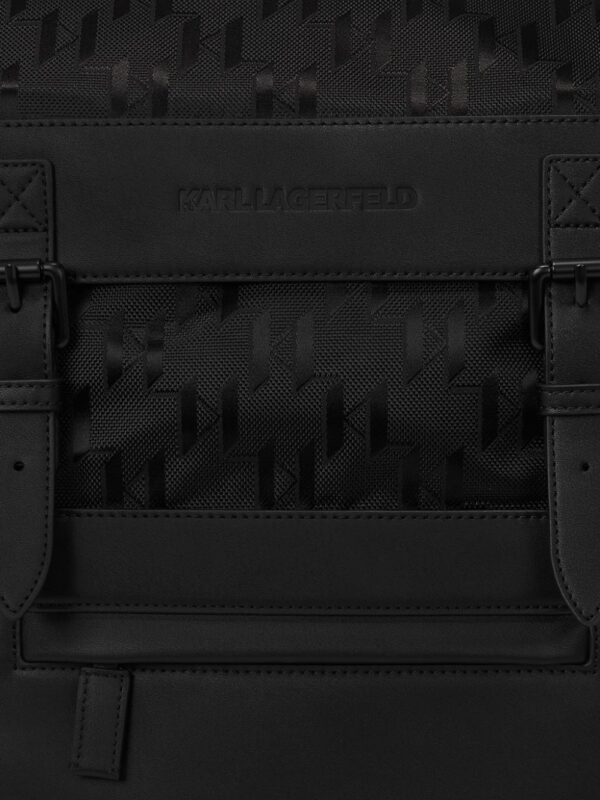 Karl Lagerfeld K/Etch buckled backpack - Image 5