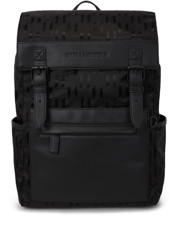 Karl Lagerfeld K/Etch buckled backpack