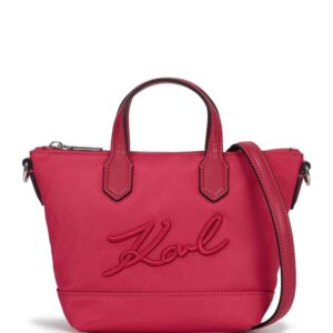 Karl Lagerfeld small K/Signature logo-appliquƩ tote bag