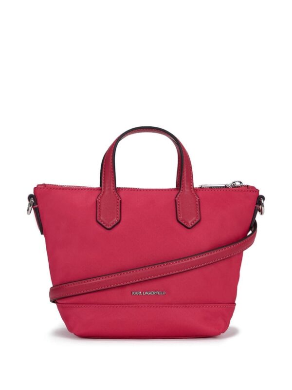 Karl Lagerfeld small K/Signature logo-appliqué tote bag - Image 2