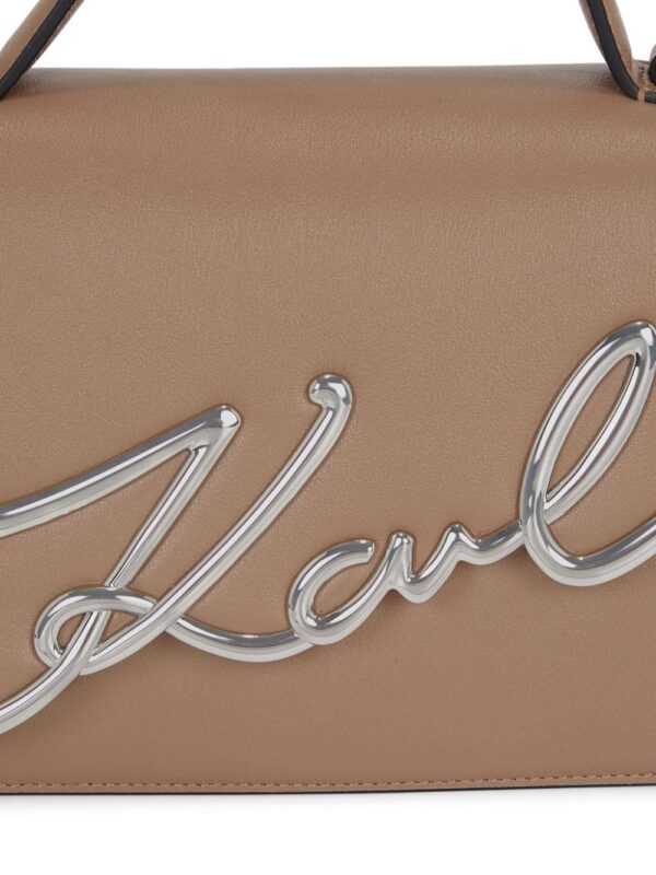 Karl Lagerfeld Signature leather crossbody bag - Image 4