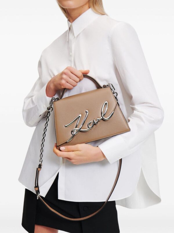 Karl Lagerfeld Signature leather crossbody bag - Image 2
