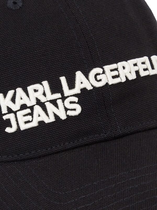 Karl Lagerfeld Jeans logo-embroidered baseball cap - Image 3