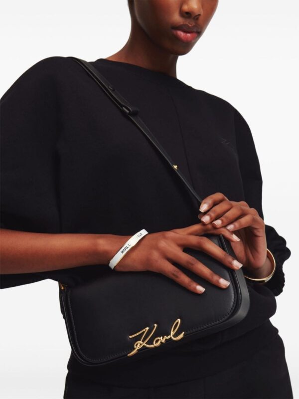 Karl Lagerfeld Signature leather shoulder bag - Image 2