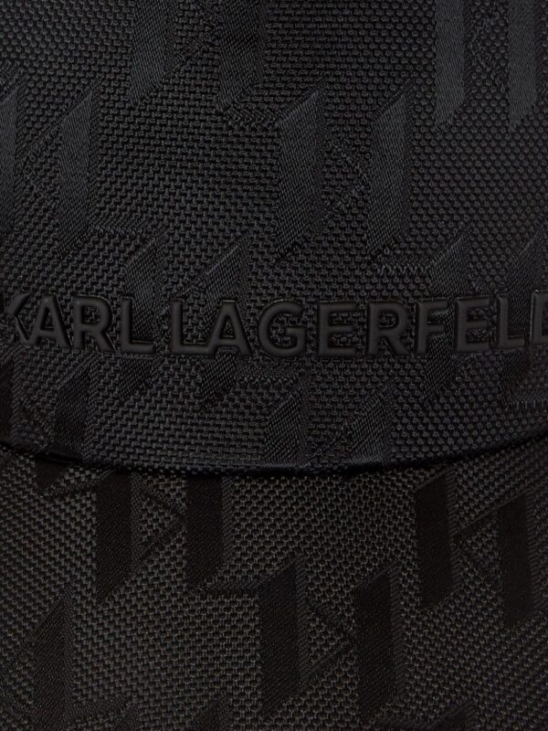Karl Lagerfeld K/Etch monogram-jacquard baseball cap - Image 3