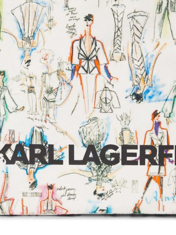 Karl Lagerfeld K/Sketches tote bag - Image 4