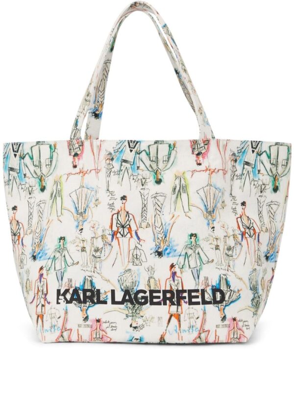 Karl Lagerfeld K/Sketches tote bag