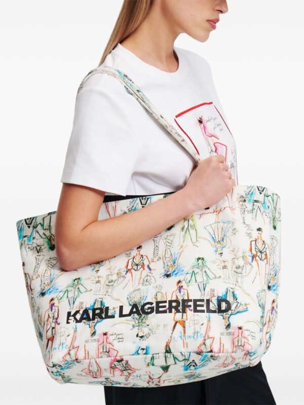 Karl Lagerfeld K/Sketches tote bag - Image 2