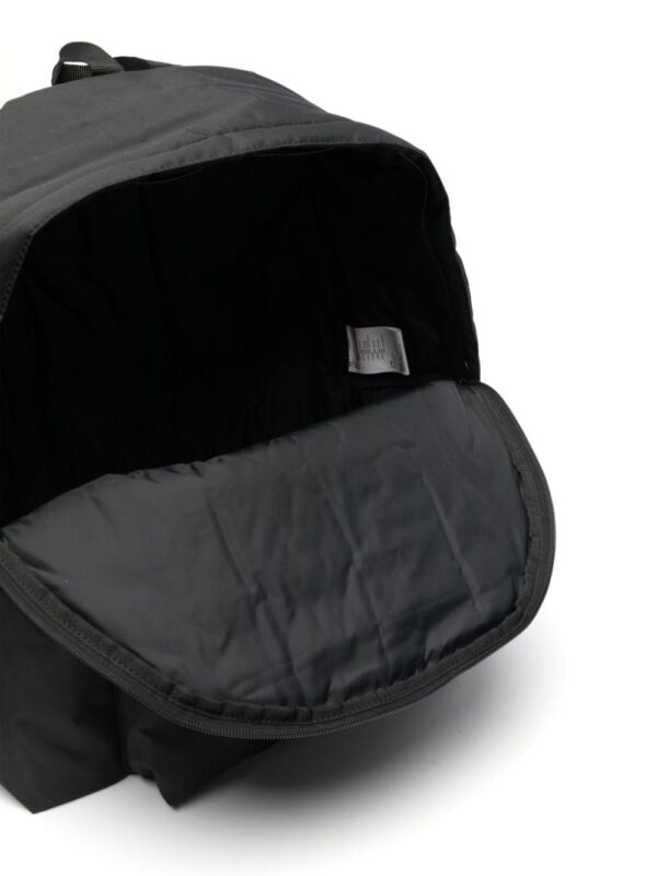 Black Comme Des Garçons logo-tag backpack - Image 4