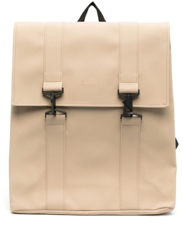 Rains MSN logo-debossed backpack