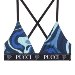 PUCCI  logo-print cotton bra (set of three)