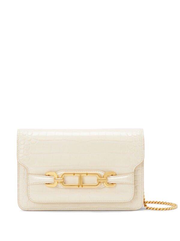 TOM FORD small crocodile-embossed shoulder bag
