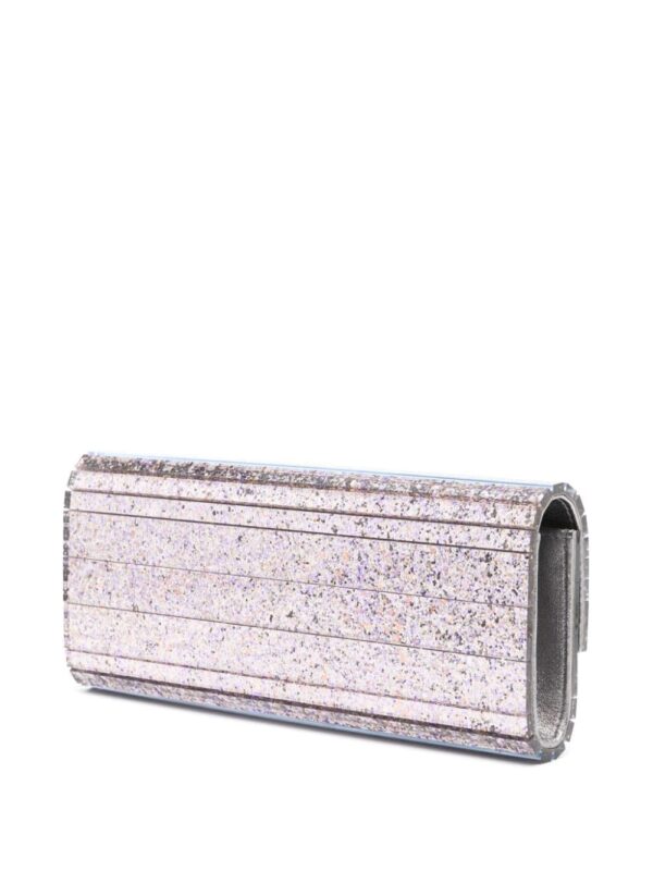 Jimmy Choo Sweetie glitter-detailing clutch - Image 3
