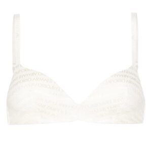 Emporio Armani logo-jacquard padded bra