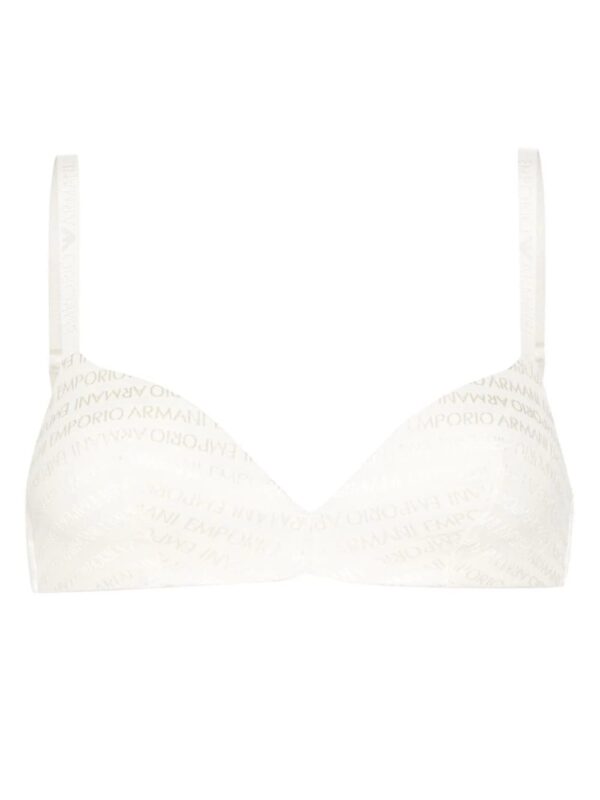 Emporio Armani  logo-jacquard padded bra