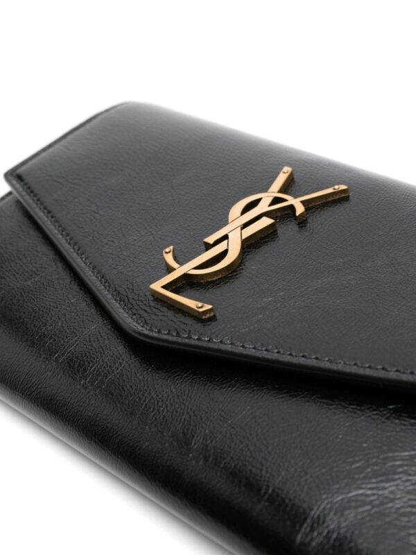 Saint Laurent Cassandre leather clutch bag - Image 4