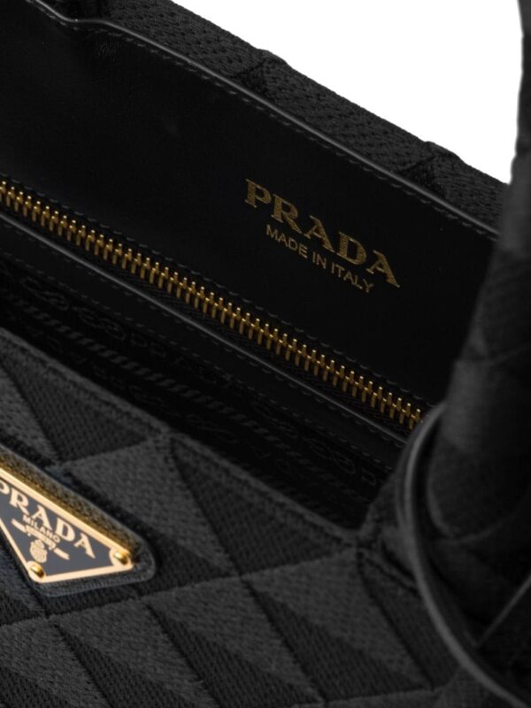 Prada large triangle-logo tote bag - Image 5