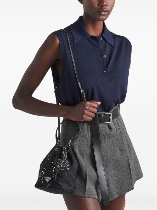 Prada mini Re-Nylon bucket bag - Image 2