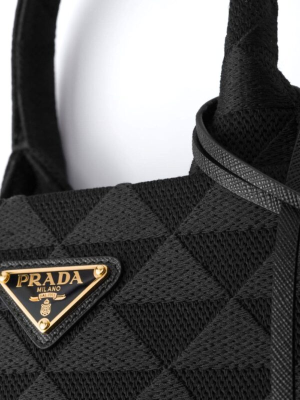 Prada medium triangle-logo tote bag - Image 5