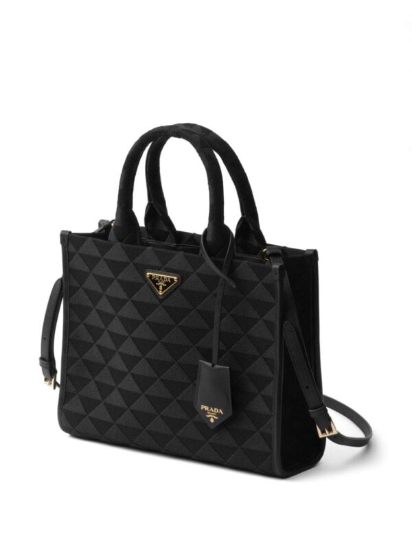 Prada medium triangle-logo tote bag - Image 3