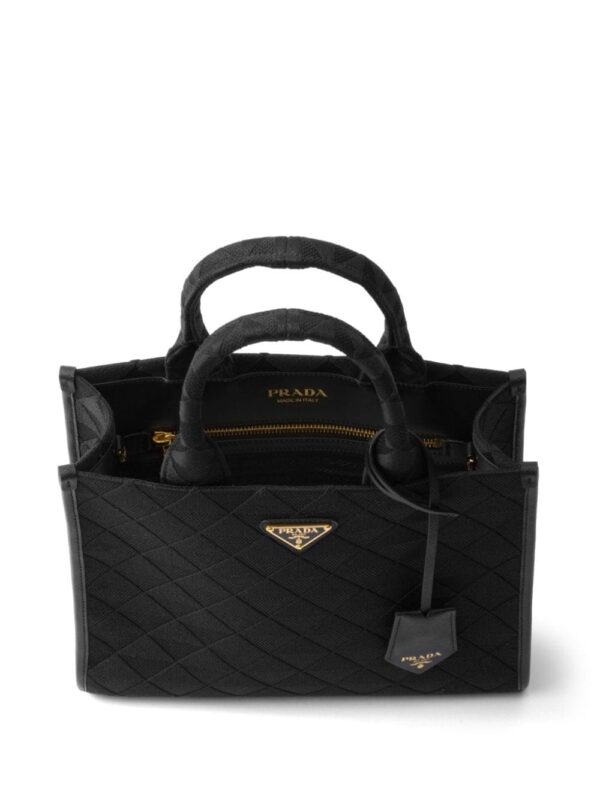 Prada medium triangle-logo tote bag - Image 4