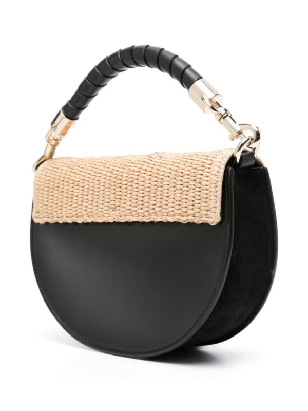 Chloé Marcie woven-raffia shoulder bag - Image 3